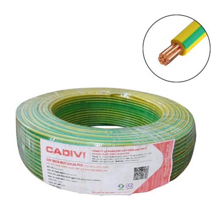 Dây tiếp địa 0.6/1KV Cadivi CV-1.5 mm2 (TE)